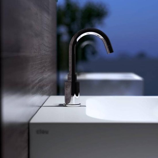 Clou Xo wastafelmengkraan 21.1x10.4cm type 1 met draaibare uitloop chroom CL/06.14001.29