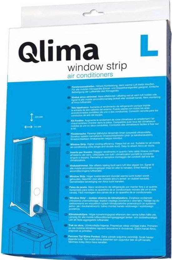 Qlima Window Fitting Kit Large - Wit