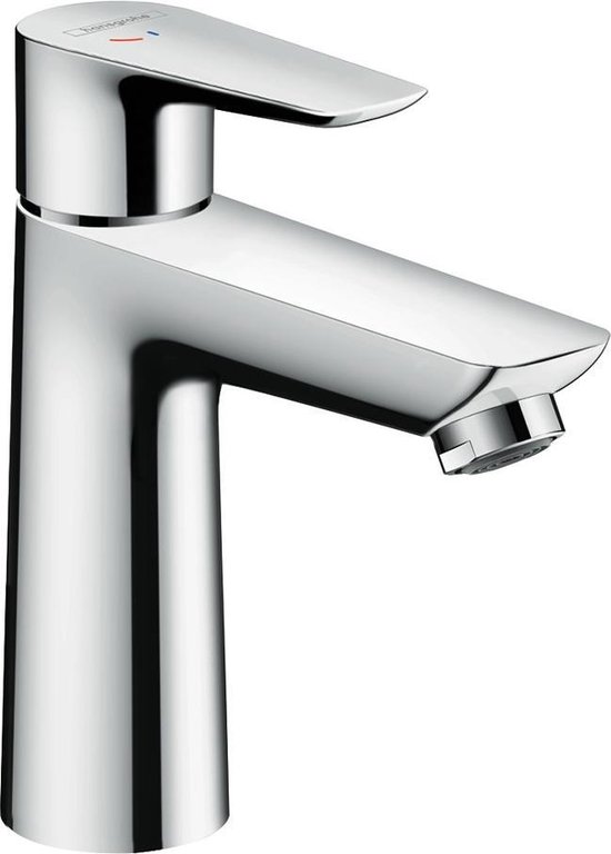 Hansgrohe Talis E 1 gats wastafelkraan 110 CoolStart met waste chroom 71713000