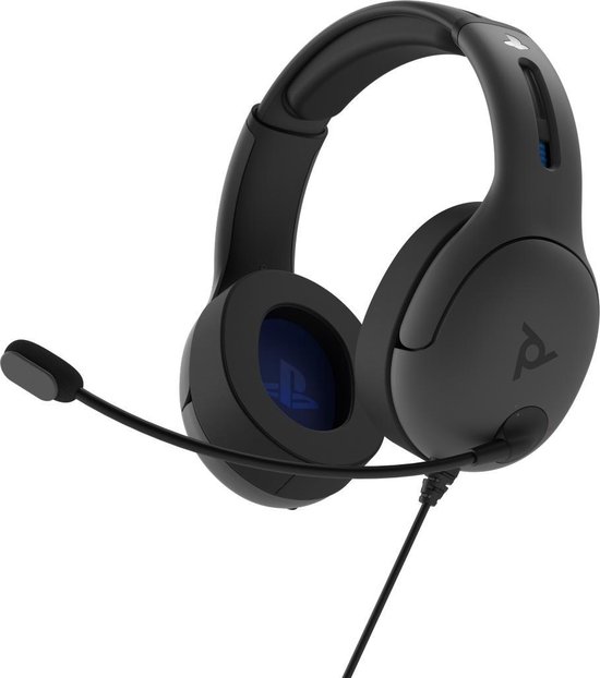 PDP LVL50 Bedrade Gaming Headset PS5 en PS4 - Grijs