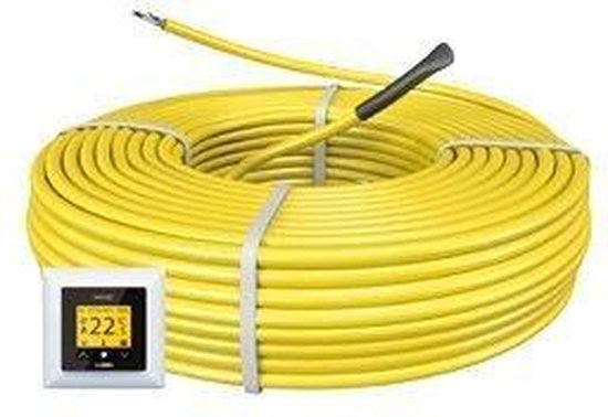 Magnum Comfort elektrische vloerverwarming 300 W, 17.6 m met klokthermostaat 100305 - Geel