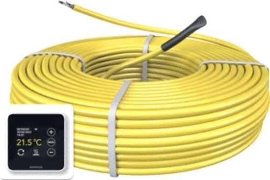 Magnum Comfort elektrische vloerverwarming 1700 W, 100 m met klokthermostaat 101705 - Geel