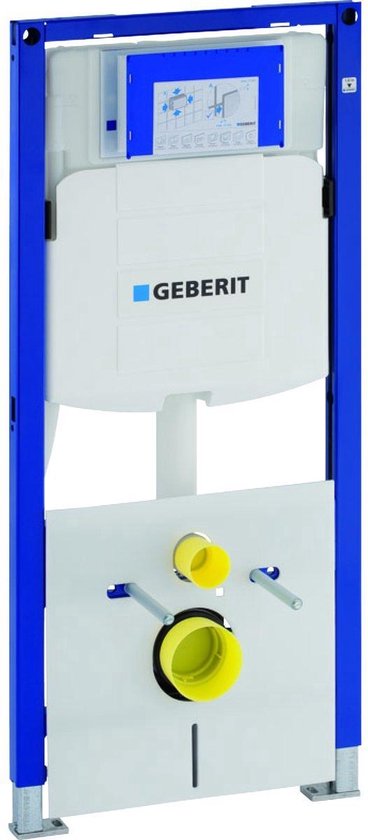 Geberit Duofix wc element H112 inclusief reservoir UP320 inclusief frontbediening 111304005 - Wit