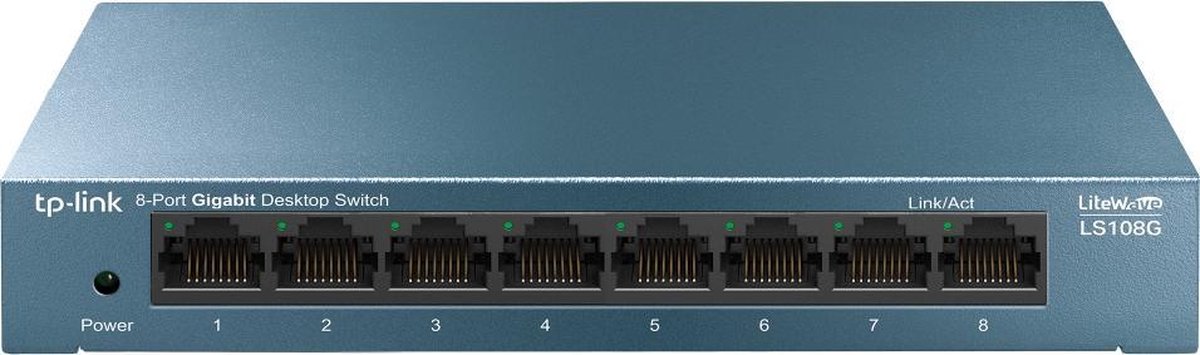 Tp-link LS108G - Switch - Blauw