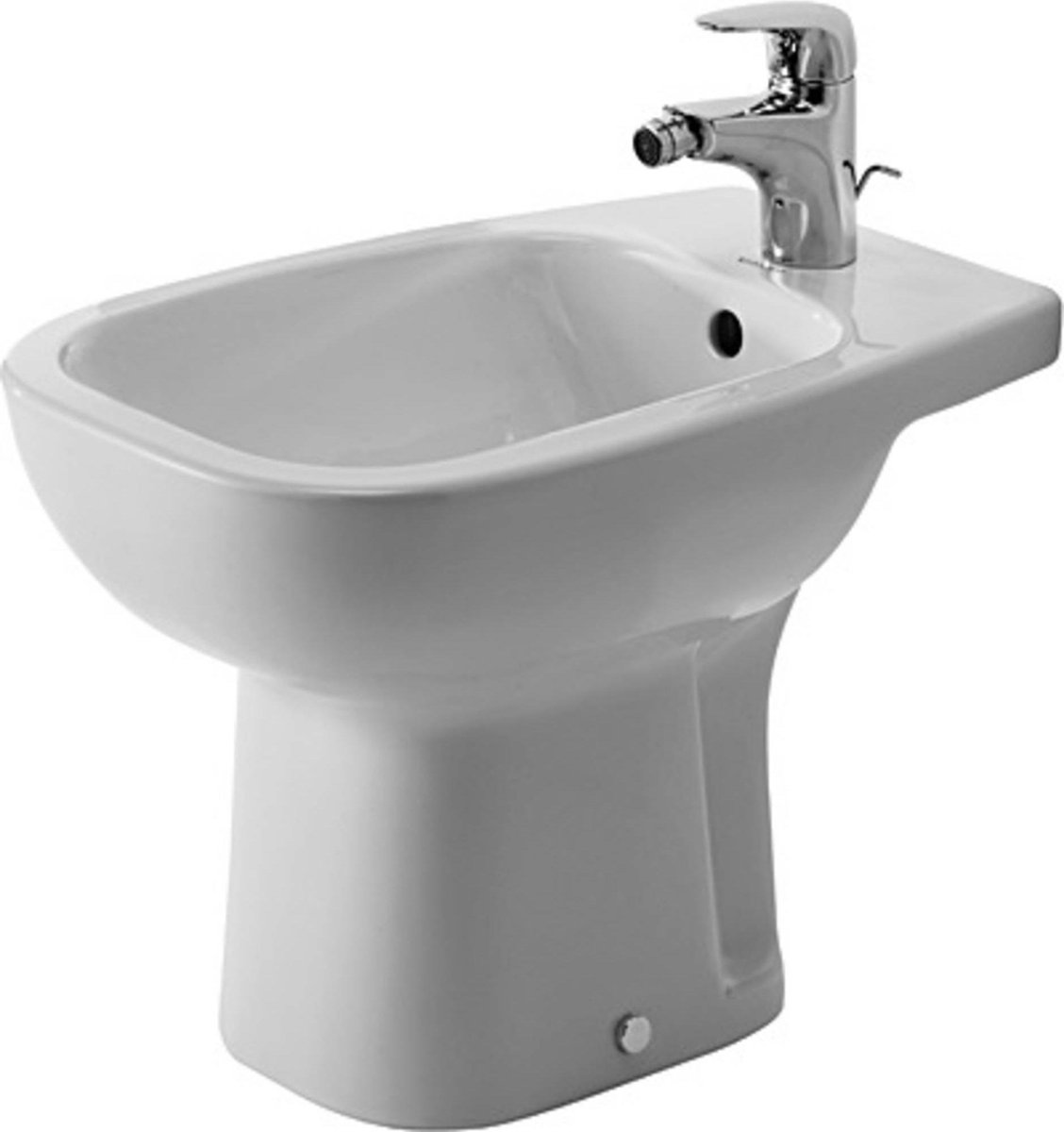 Duravit D Code staand bidet inclusief bevestiging 22381000002 - Wit