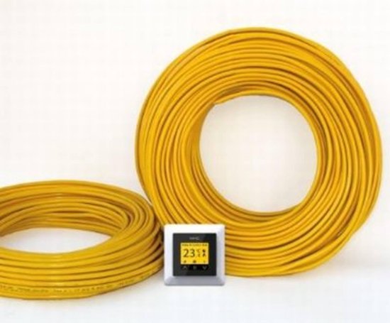 Magnum Comfort elektrische vloerverwarming 1000 W, 59 m met klokthermostaat 101005 - Geel