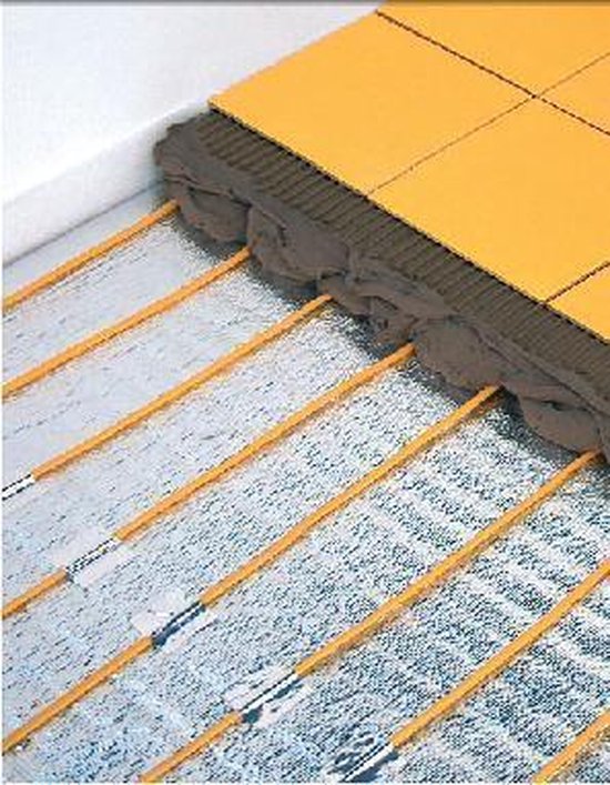 Magnum Comfort elektrische vloerverwarming 1000 W, 59 m met klokthermostaat 101005 - Geel