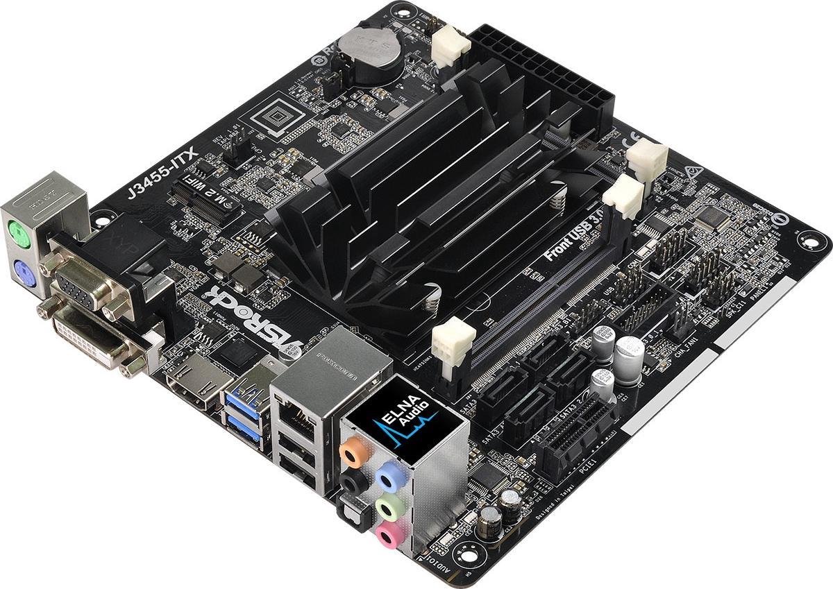 ASRock J3455-ITX moederbord Mini ITX