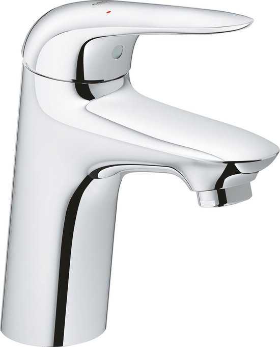 Grohe Eurostyle New 1 gats wastafelkraan M size met gesloten greep chroom 23715003