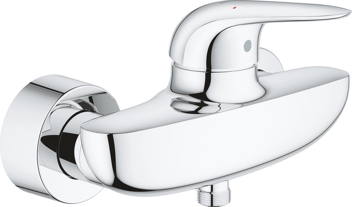 Grohe Eurostyle New douchekraan zonder omstel met koppelingen met gesloten greep chroom 23722003