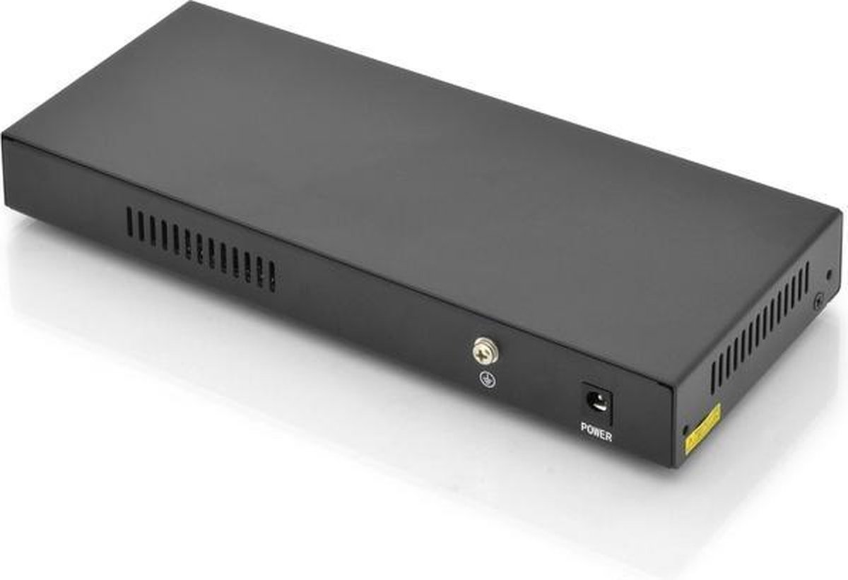 Digitus DN-95340 netwerk-switch Unmanaged Gigabit Ethernet (10/100/1000) Power over Ethernet (PoE) - Zwart