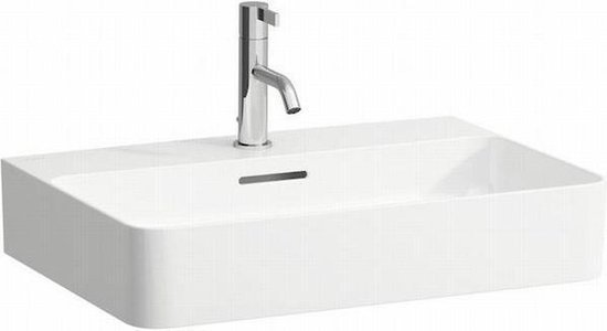 Laufen Val meubelwastafel 60x42cm met 1 kraangat met overloop H8102830001041 - Blanco