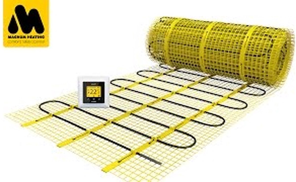 Magnum Mat Small Elektrische vloerverwarming 337W 225m2 met klokthermostaat 200225