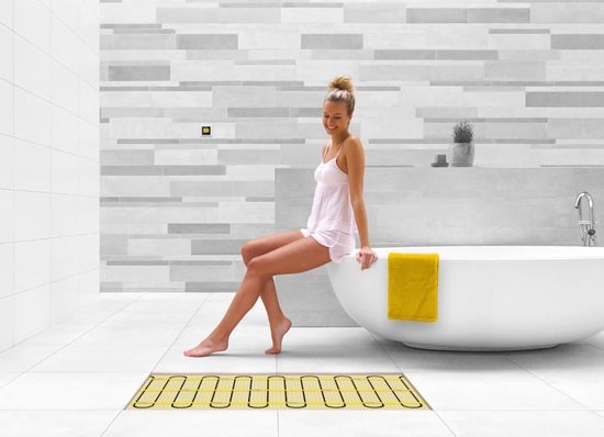 Magnum Mat Small Elektrische vloerverwarming 112W 0,75m2 met klokthermostaat 200075