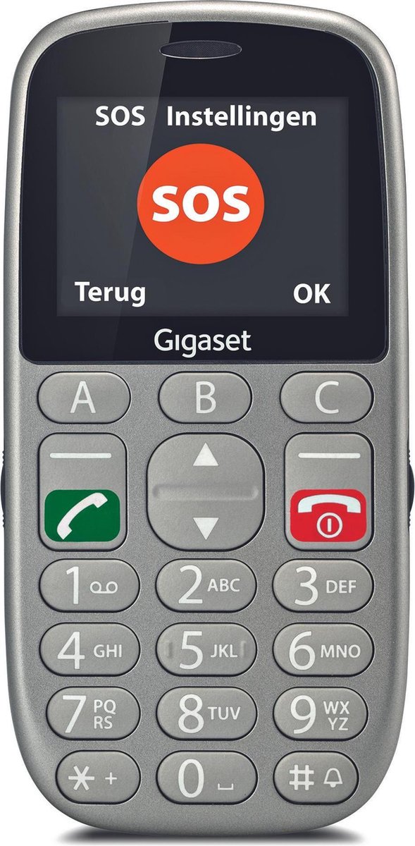 Gigaset GL390 - 32 MB Dual-sim - Grijs