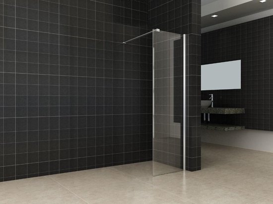 Wiesbaden Comfort Shower plus inloopdouche 50x200cm 10mm glas met NANO coating 20.3805