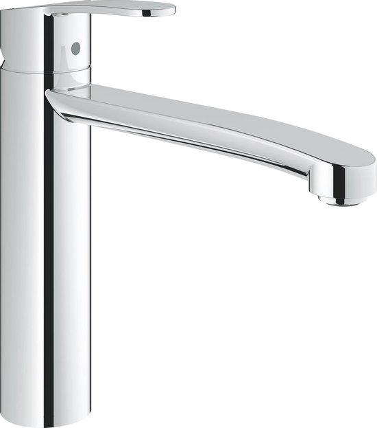 Grohe Eurostyle Cosmopolitan 1 gats keukenkraan met medium uitloop voor venstermontage chroom 31159002