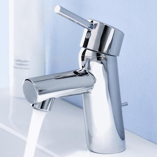 Grohe Concetto wastafelkraan met waste chroom 2338010e