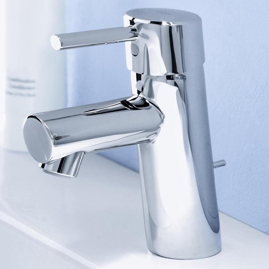 Grohe Concetto wastafelkraan met waste chroom 2338010e