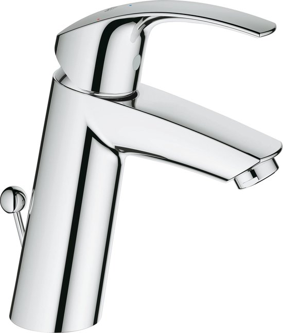 Grohe Eurosmart wastafelkraan medium met waste chroom 2339310e