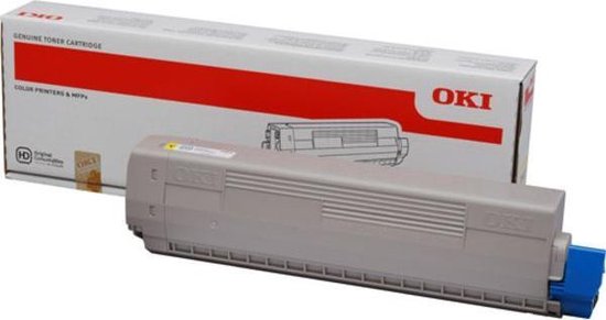 Oki C822 tonercartridge - Geel