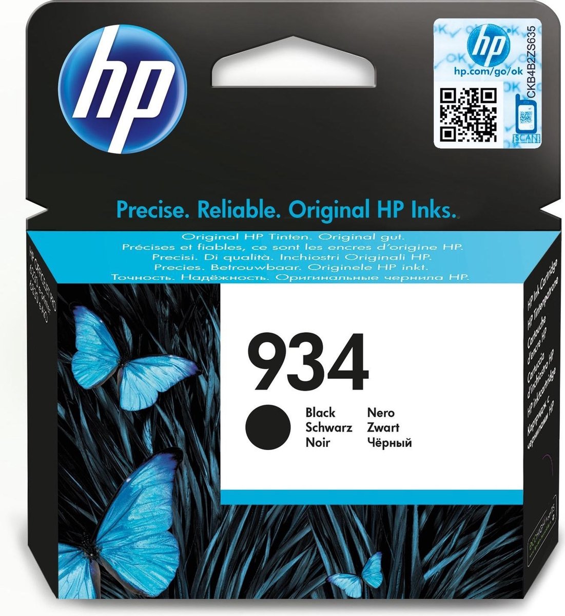 HP 934 - Inktcartridge / (C2P19AE) - Negro