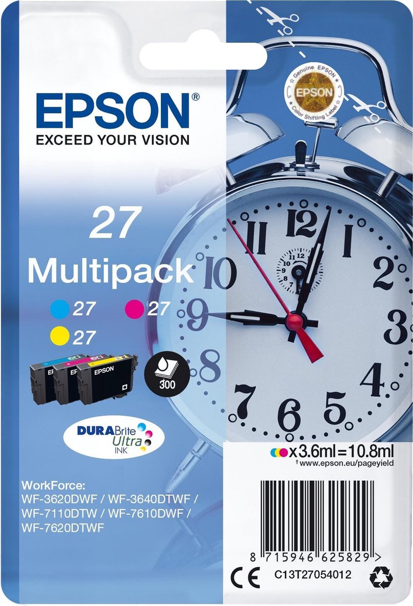 Epson 27 - Inktcartridge / Multipack