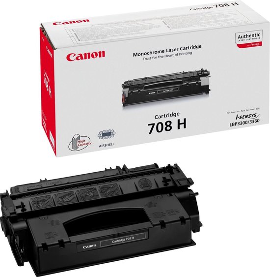 Canon 708H - Tonercartridge / / Hoge Capaciteit - Zwart