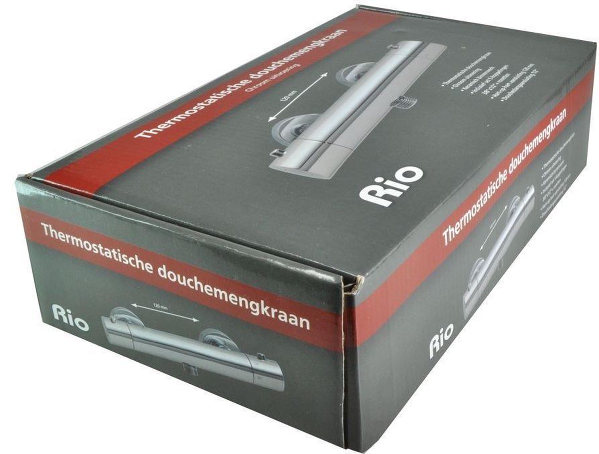 Xellanz Rio thermostatische douchekraan chroom 29.3921