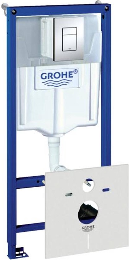 Grohe Rapid SL WC element voor voorwand of systeemwandmontage 113cm met bedieningsplaat Skate Cosmopolitan 38775001