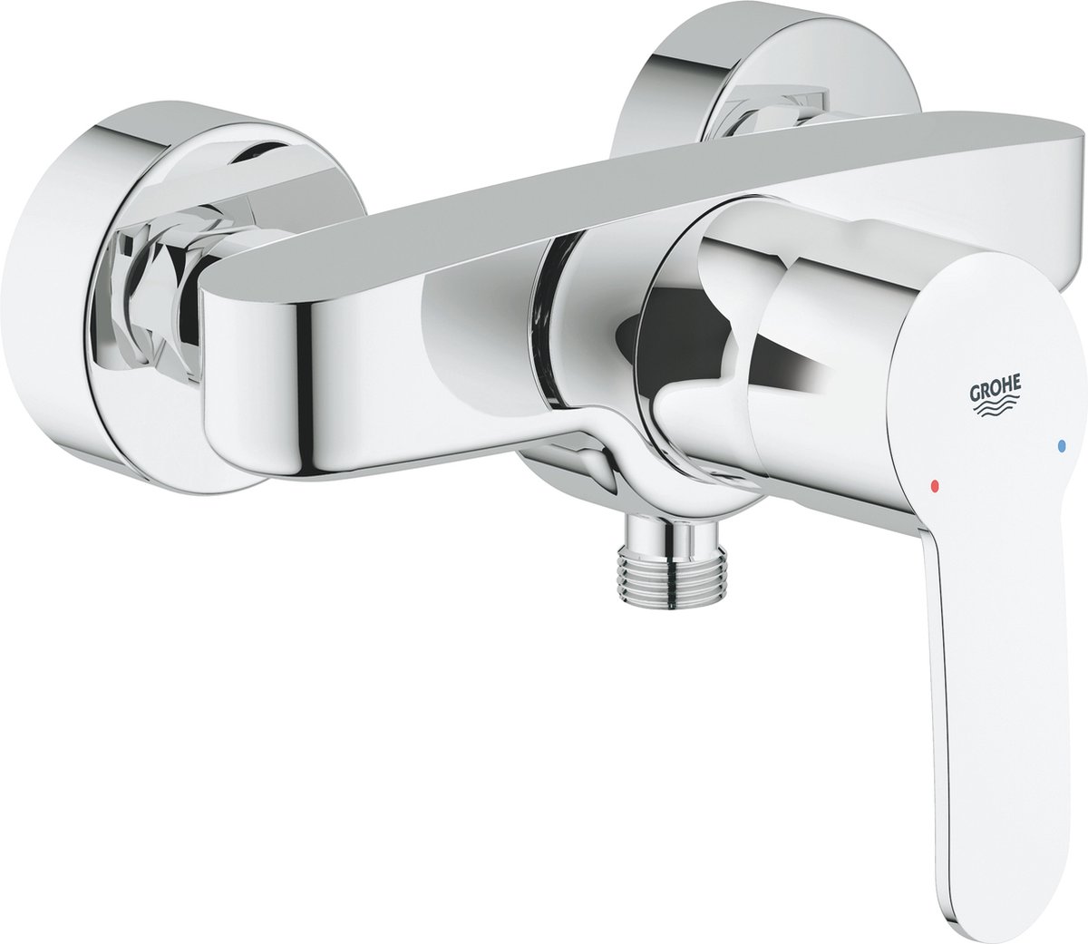 Grohe Eurostyle Cosmopolitan douchekraan met koppelingen chroom 33590002