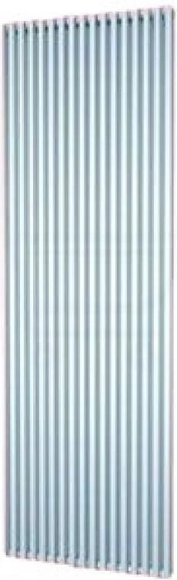 Plieger Venezia M designradiator dubbel verticaal met middenaansluiting 1970x532mm 2148W 7253071 - Wit