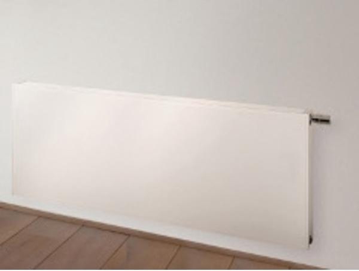 Vasco Flatline Paneelradiator type 22 500x2000mm 2808W vlak wit structuur 108F2250200190