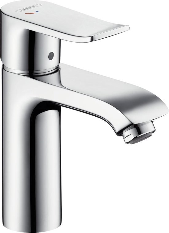 Hansgrohe Metris wastafelkraan 110 CoolStart met waste chroom 31121000