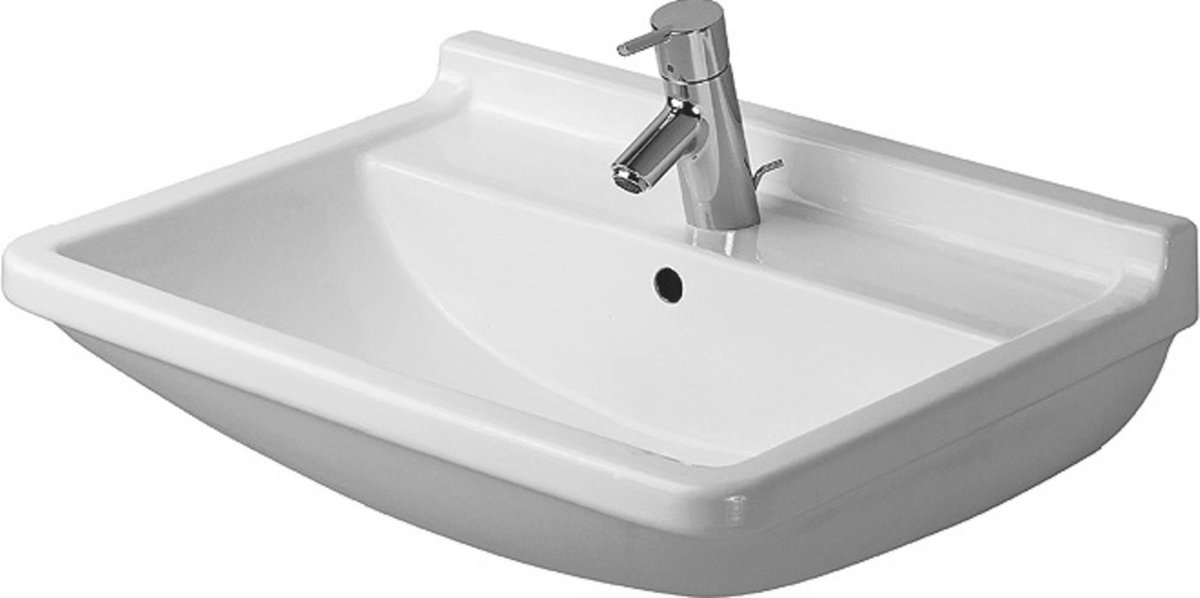 Duravit Philippe Starck 3 wastafel 65x48cm 0300650000 - Blanco