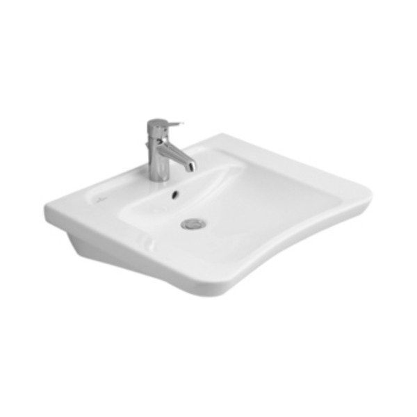 Villeroy & Boch Villeroy en Boch Omnia Architectura Vita wastafel 65x54.5cm met kraangat en overloop 51786701 - Blanco