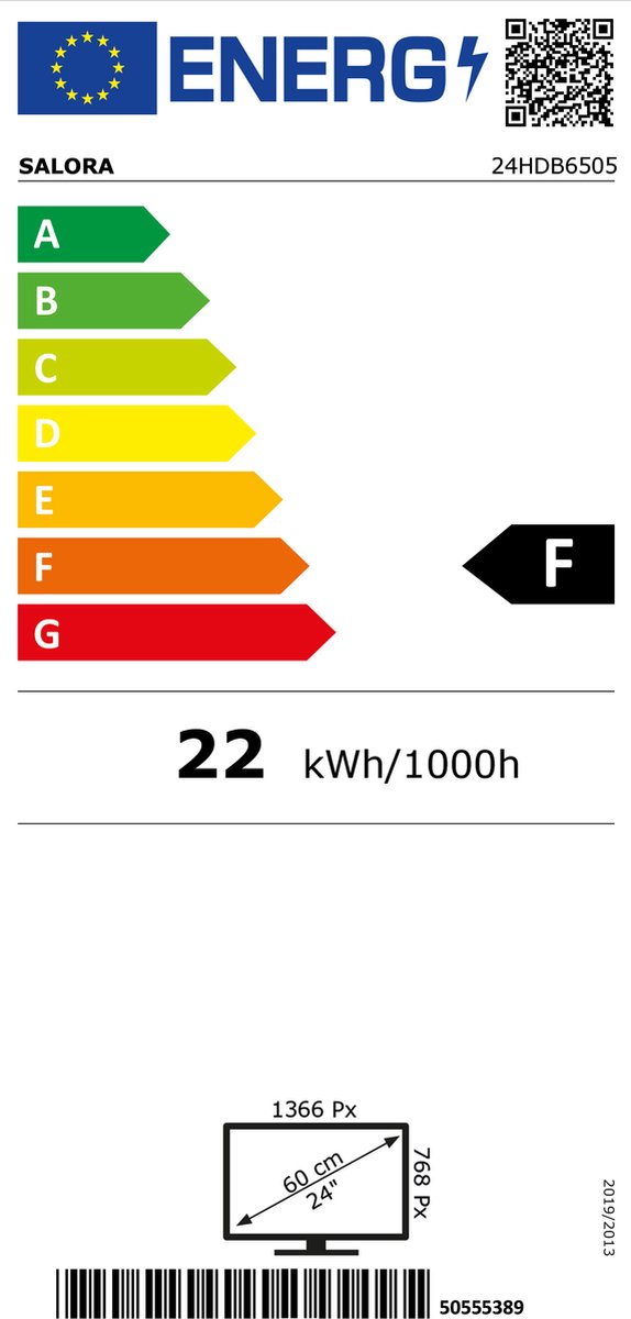 Salora 24HDB6505 - Zwart