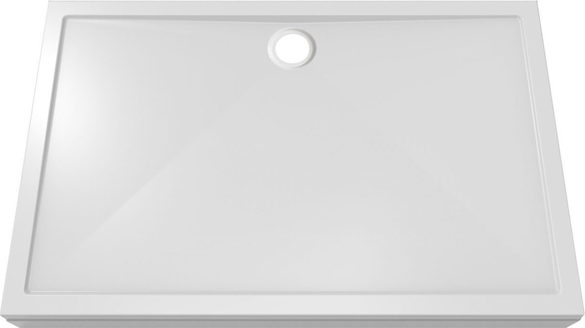 Wiesbaden Douchebak acryl 140x90x4 21.3516 - Wit