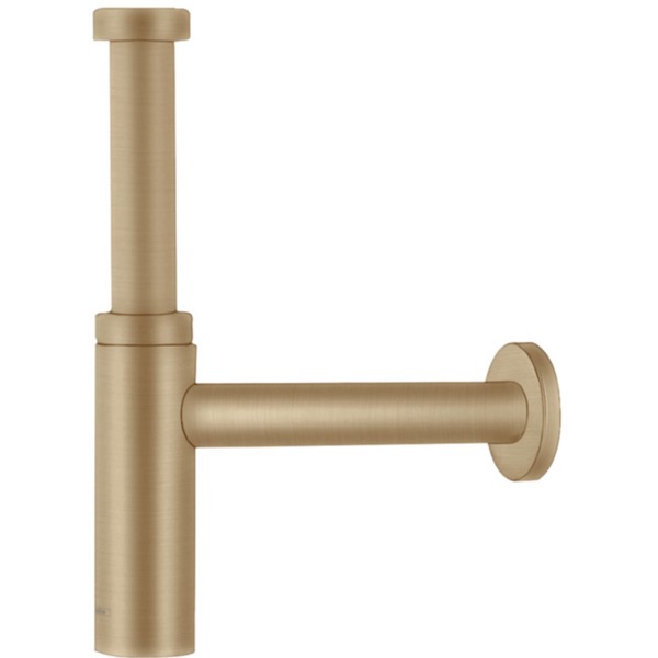 Hansgrohe Universeel Flowstar S Premium designbekersifon 5/4 m. muurbuis m. rozet brushed bronze 52105140