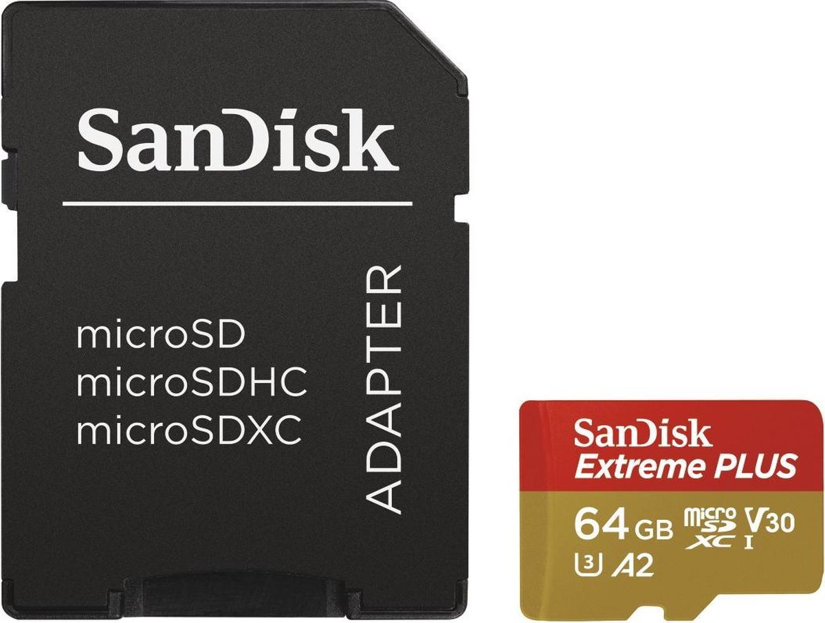 Sandisk MicroSD Extreme Plus 64GB 170MB