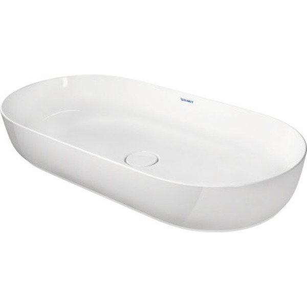 Duravit Luv opzetwastafel 80 x 40cm zonder kraangat 0379800000 - Wit