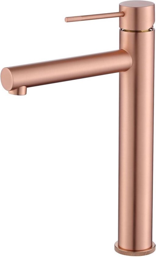 Best Design Best-Design Lyon Hoge-wastafelmengkraan rosé-mat-goud 4008040 - Roze