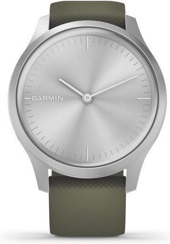 Garmin Vivomove Style - Zilver/ - 42 mm - Groen