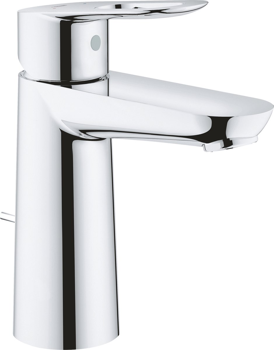 Grohe Bauloop M-Size wastafelkraan met waste chroom 23762000