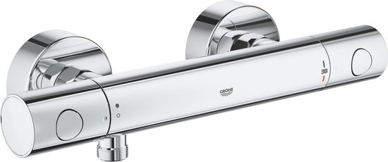 Grohe Grohtherm-800 Cosmopolitan douchekraan thermostatisch zonder omstel met koppelingen chroom 34765000