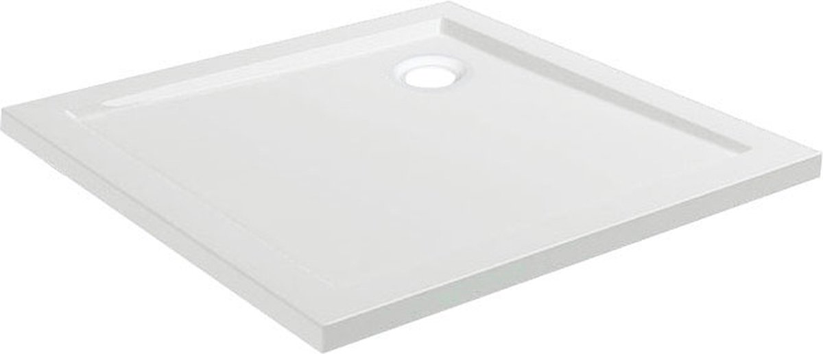 Wiesbaden Compo douchebak acryl 90x90x4 21.3501 - Wit