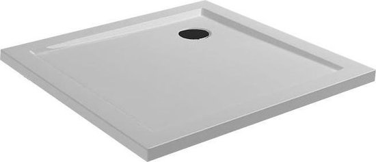 Wiesbaden Compo douchebak acryl 90x90x4 21.3501 - Wit