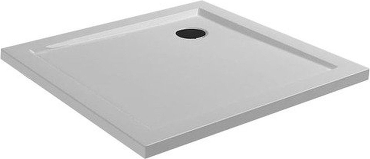 Wiesbaden Compo douchebak acryl 90x90x4 21.3501 - Wit