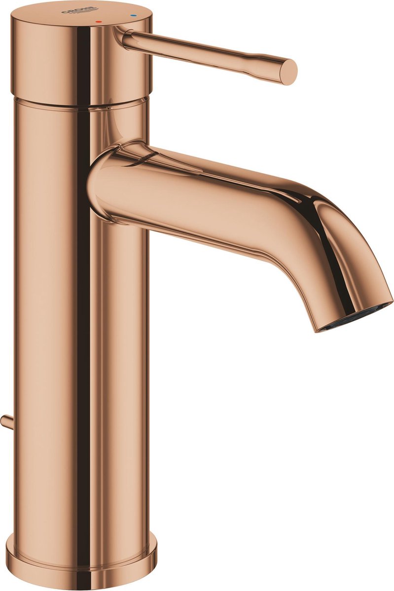 Grohe Essence New wastafelkraan S-size met waste warm sunset 23589DA1