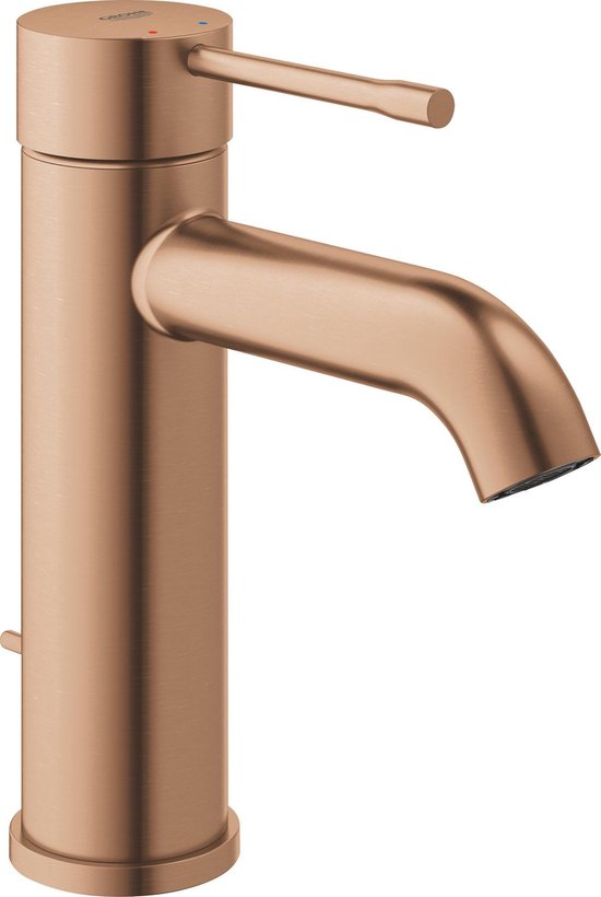 Grohe Essence New wastafekraan S-size met waste brushed warm sunset 23589dl1